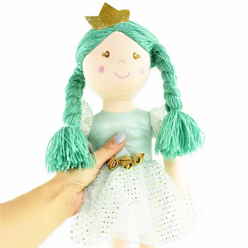 RAG DOLL PRINCESS TURQUOISE