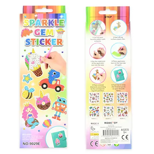 STICKERS GEM UNICORN