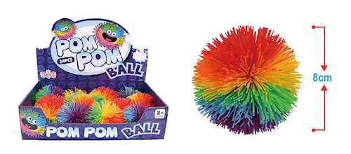 BALL POM POM RAINBOW