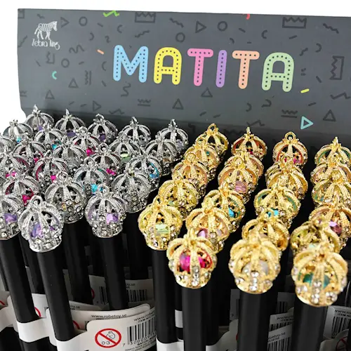 PENCIL CROWN GOLD/SILVER