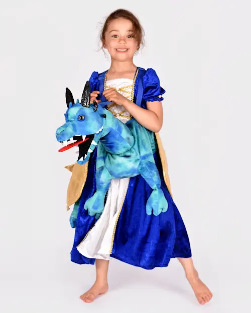 DRAGON RIDE-ON COSTUME BLUE