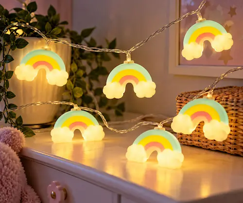 STRING LIGHT RAINBOW B/O