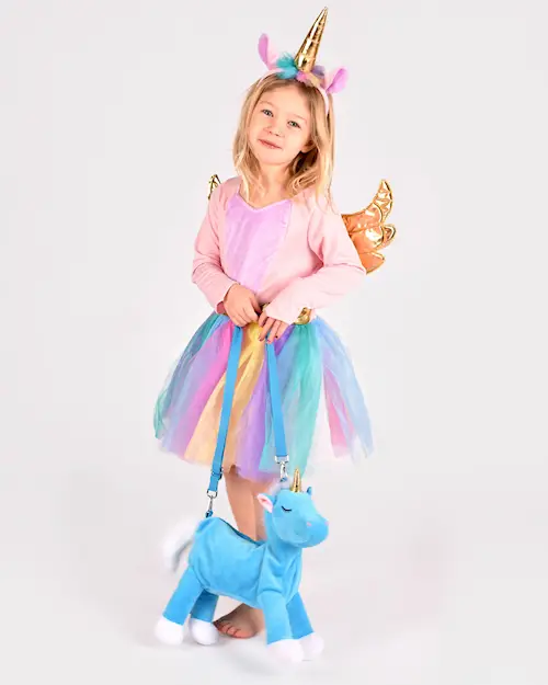 BAG UNICORN w ZIPPER adj