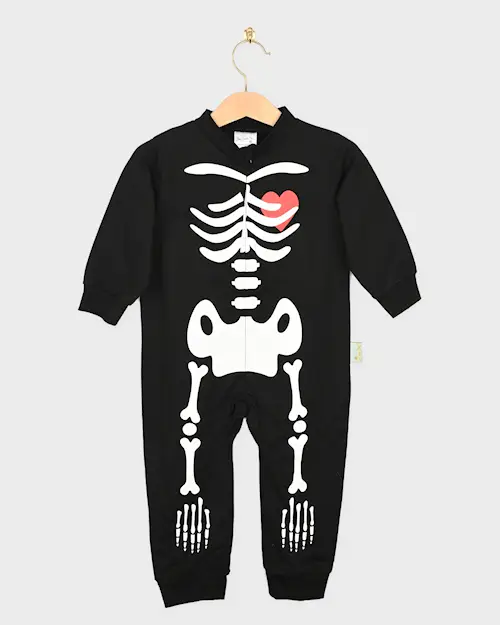 SKELETON BABY JUMPSUIT