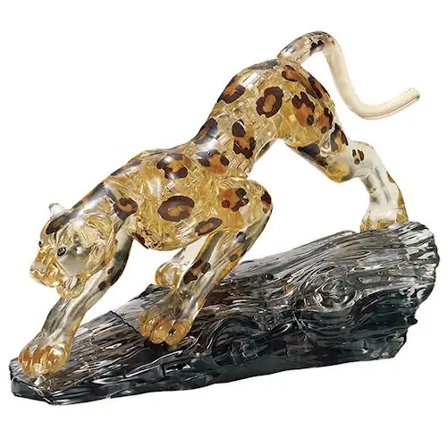 CRYSTAL PUZZLE LEOPARD 39pcs