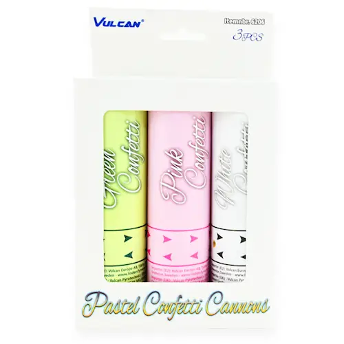 CONFETTI CANNON 3pcs