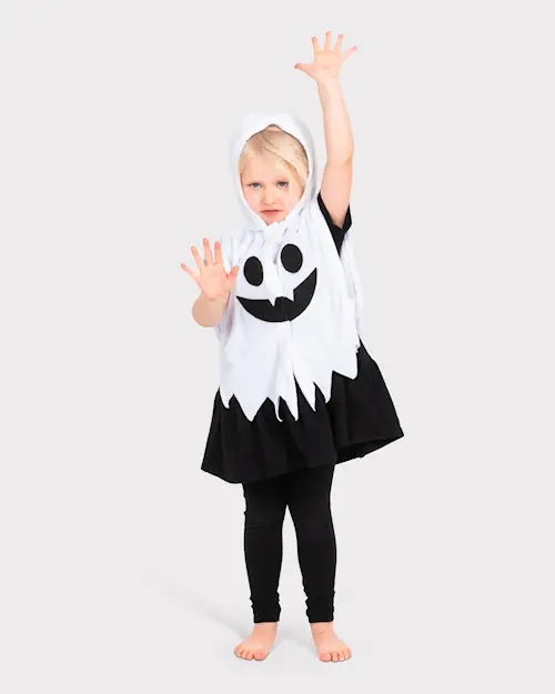 MINI CAPE WHITE GHOST