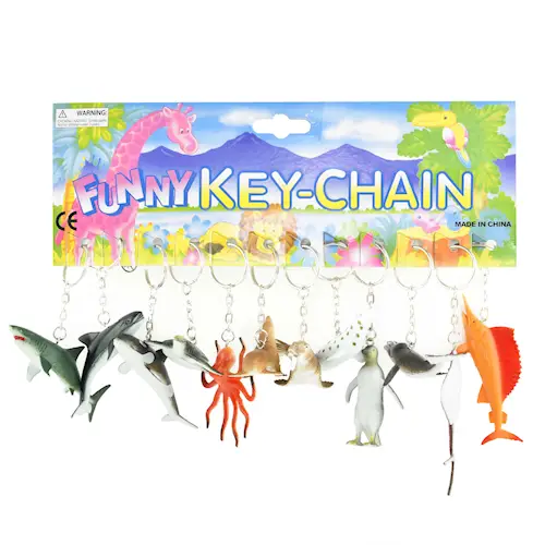 KEYRING OCEAN ANIMALS