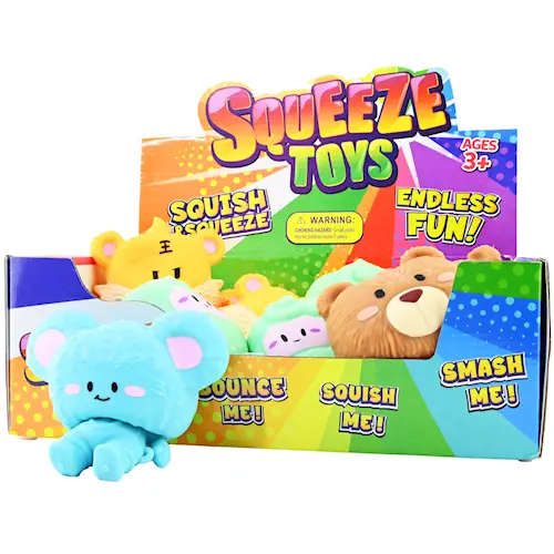 SQUEEZE SAND ANIMAL BIG HEAD