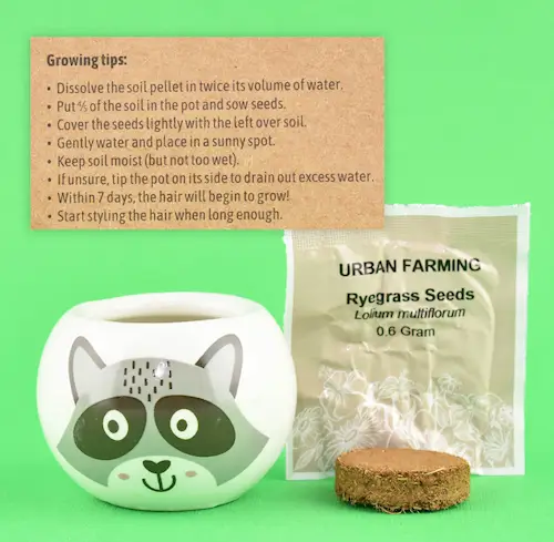 GROWING GRASS KIT FOREST ANIMALS