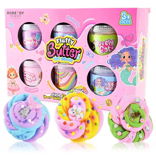 SLIME BUTTER SCENTED SET 6-PACK