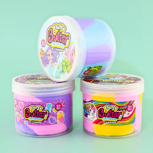 SLIME FLUFFY BUTTER SET 3-PACK