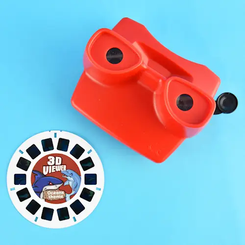3D VIEWER OCEAN ANIMALS RED