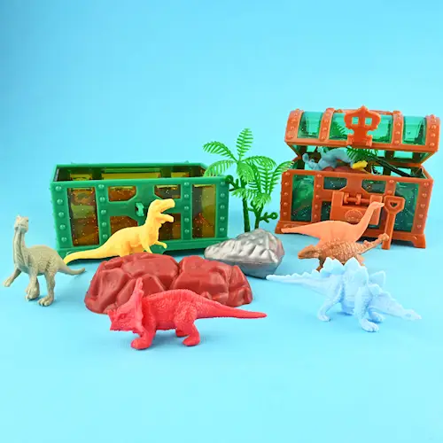 TREASURE CHEST DINOSAUR 12pcs