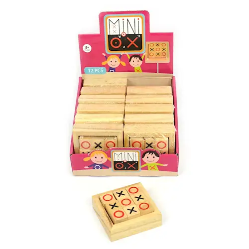 GAME TIC TAC TOE WOODEN