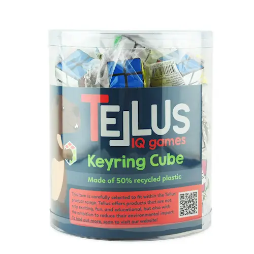KEYRING CUBE RECYCLED 2x2