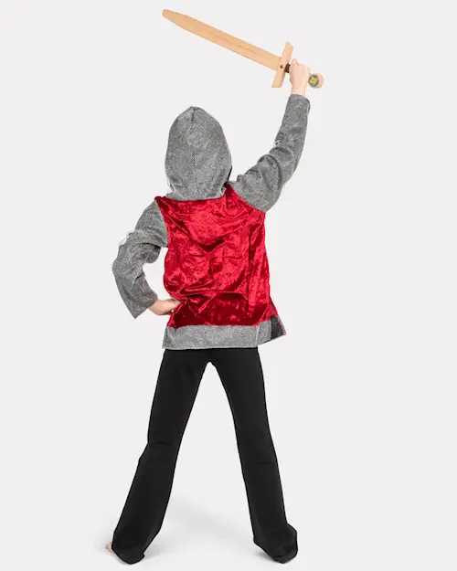 KNIGHT SHIRT W HOOD RED