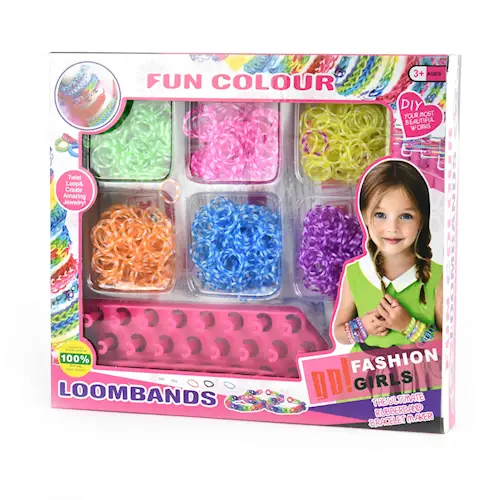 LOOM BANDS w TOOLS DIY 1200pcs