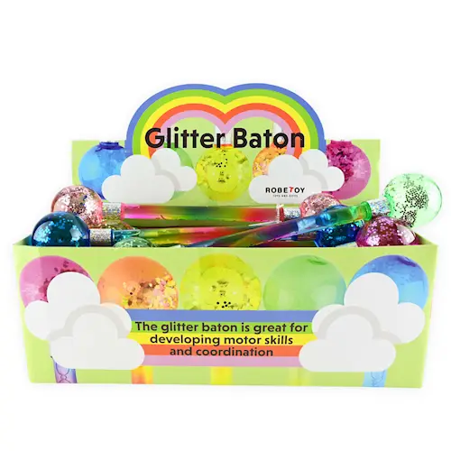 WATER BATON DOUBLE ENDED GLITTER