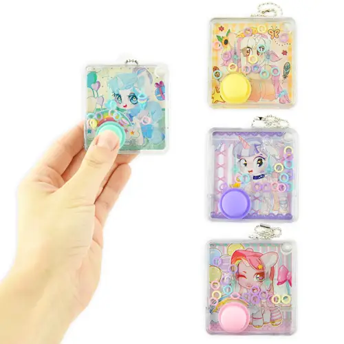 KEYRING WATER GAME UNICORN