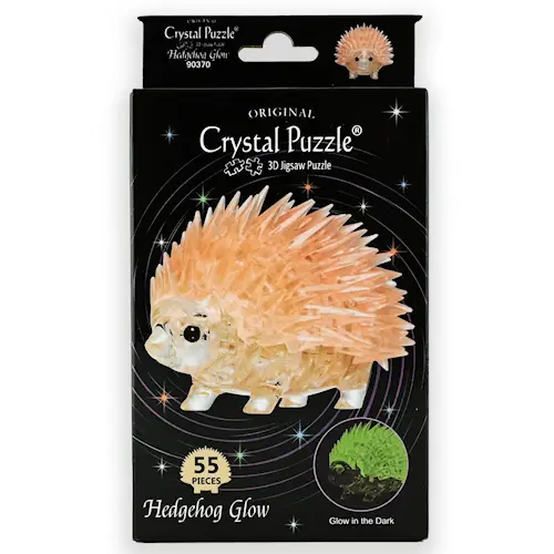 CRYSTAL PUZZLE HEDGEHOG GLOW IN DARK