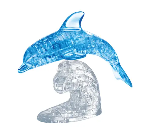 CRYSTAL PUZZLE BLUE DOLPHIN 95pcs