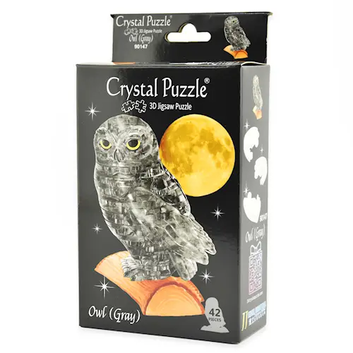 CRYSTAL PUZZLE OWL 42pcs