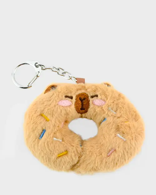 KEY-CHARM with DONUT-CAPYBARA