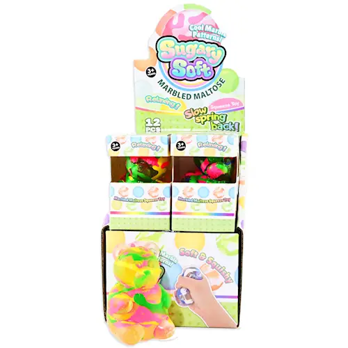 SQUEEZE SUGAR MARBLED BEAR
