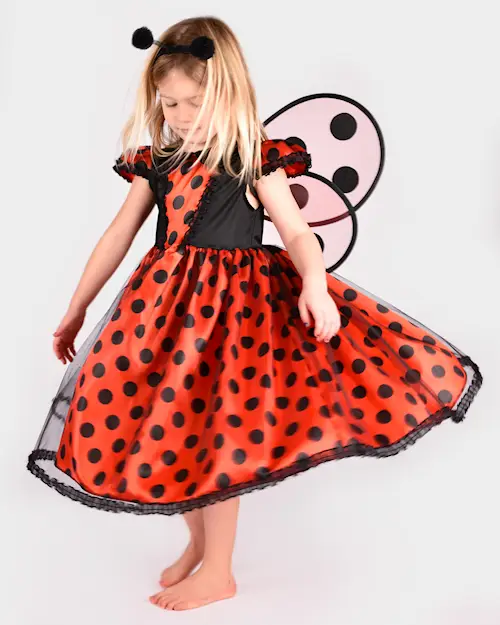 DRESS LADYBUG w ACC