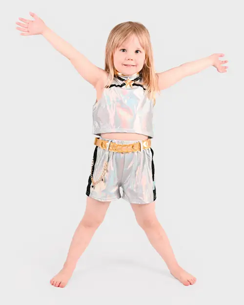 K-POP SHORTS HOLO SET