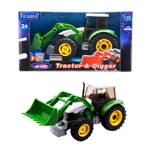 TRACTOR & DIGGER 1:32