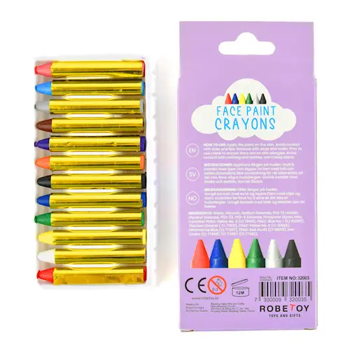 FACE PAINT CRAYONS 12colors