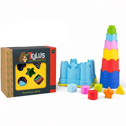 STACK UP CASTLE  BIOPLASTIC