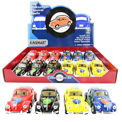 CAR VW BEETLE 1967 FLOWER pb 1:32