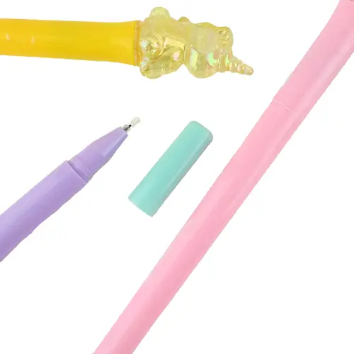PEN UNICORN w RAINBOW LIGHT B/O