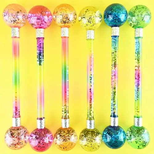 WATER BATON DOUBLE ENDED GLITTER