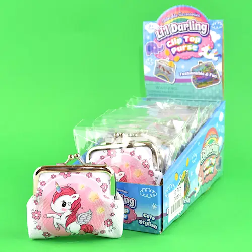 PURSE UNICORN w CLASP