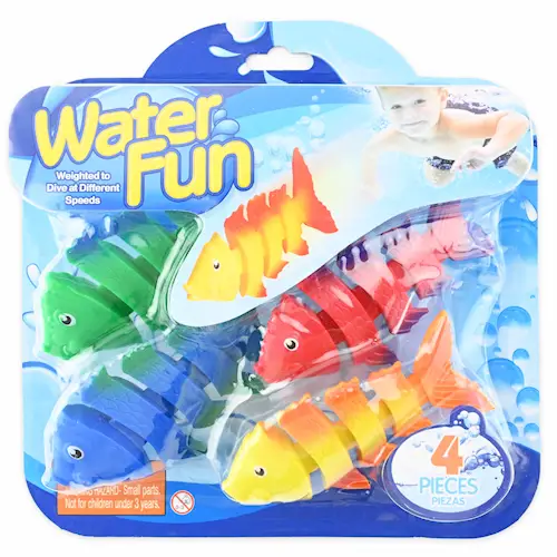 DIVING FISH TOYS 4pcs