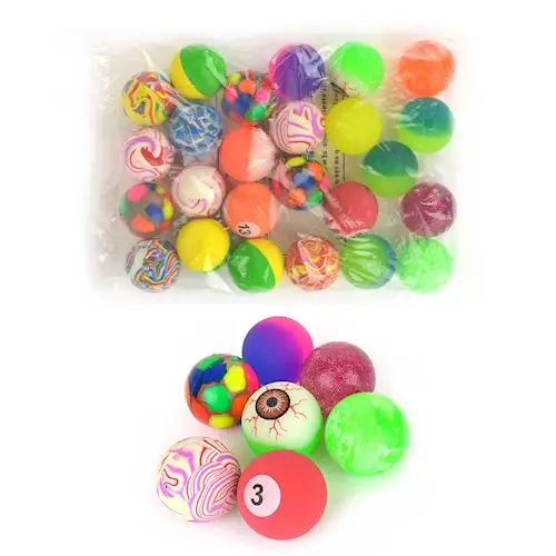 BOUNCING BALL MULTICOLOR 25pcs