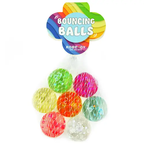 BOUNCING BALL STARS in NET 7pcs