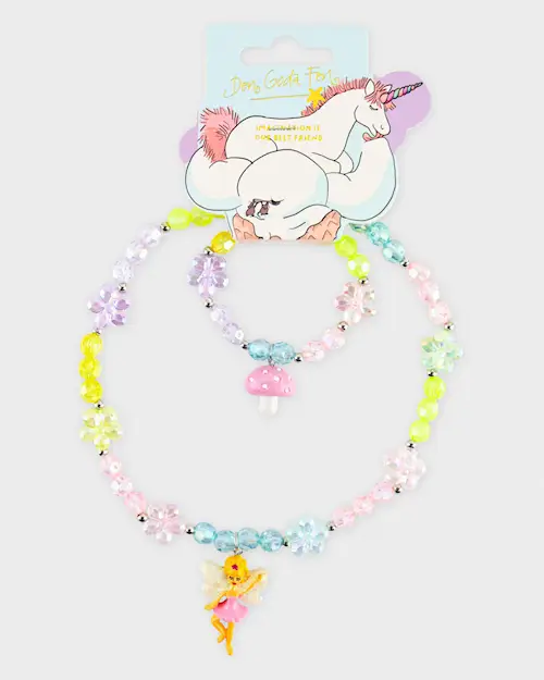 NECKLACE & BRACELET SET 2pcs