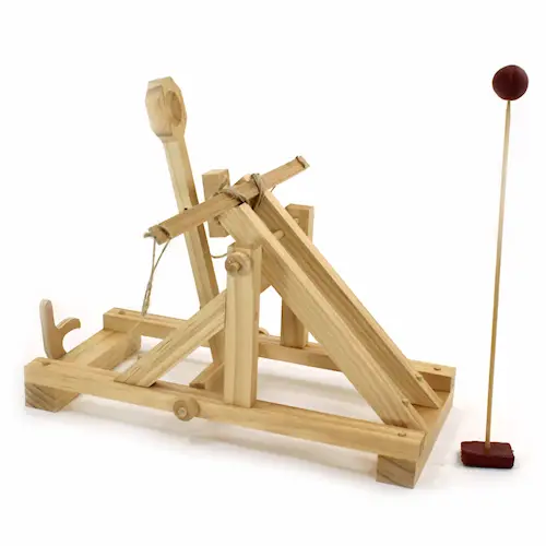 WOODEN ROMAN CATAPULT