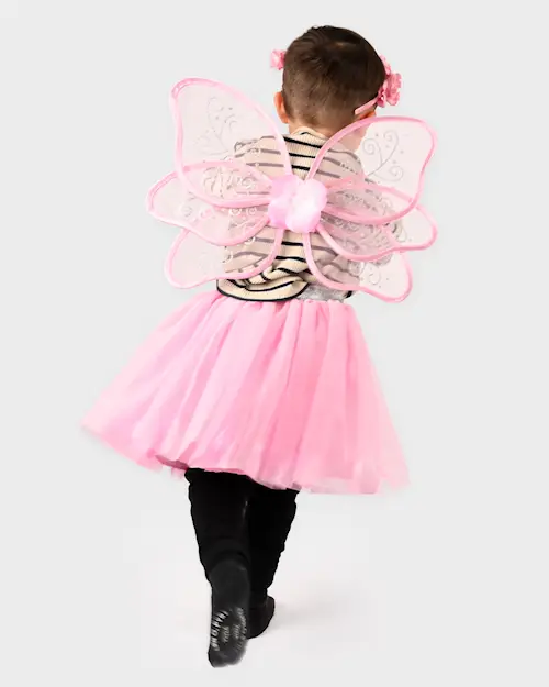 TUTU PINK FLOWER FAIRY SET