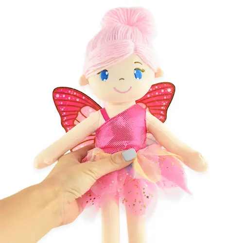 RAG DOLL FAIRY PINK