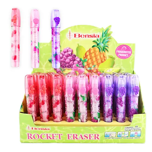ERASER ROCKET FRUITS w SCENT