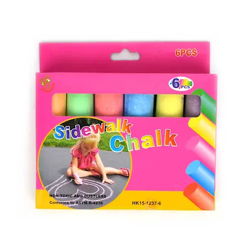 CHALK IN BOX 6pcs
