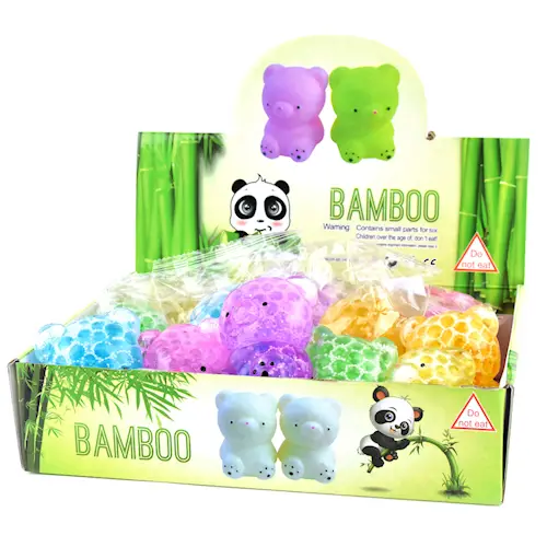 SQUEEZE BEAR w WATER BEADS