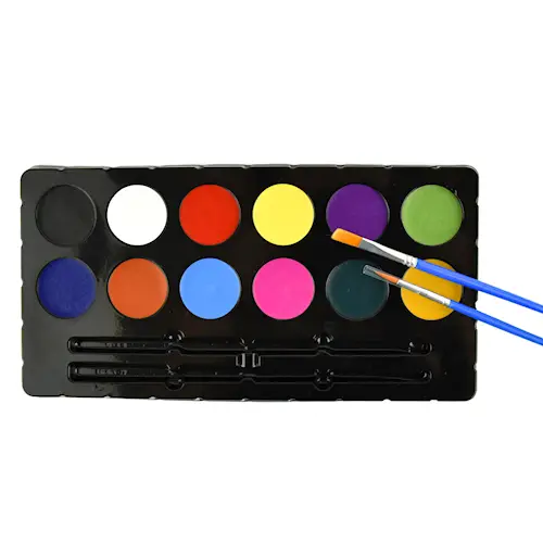 FACE AND BODY PAINT 12 COLORS