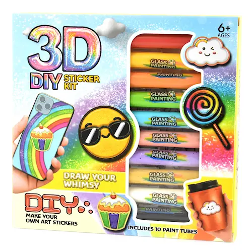 PEN SET 3D STICKER DIY 10pcs